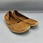 VIVOBAREFOOT ASANA YIN BALLERINA LEATHER 41 חום נשים